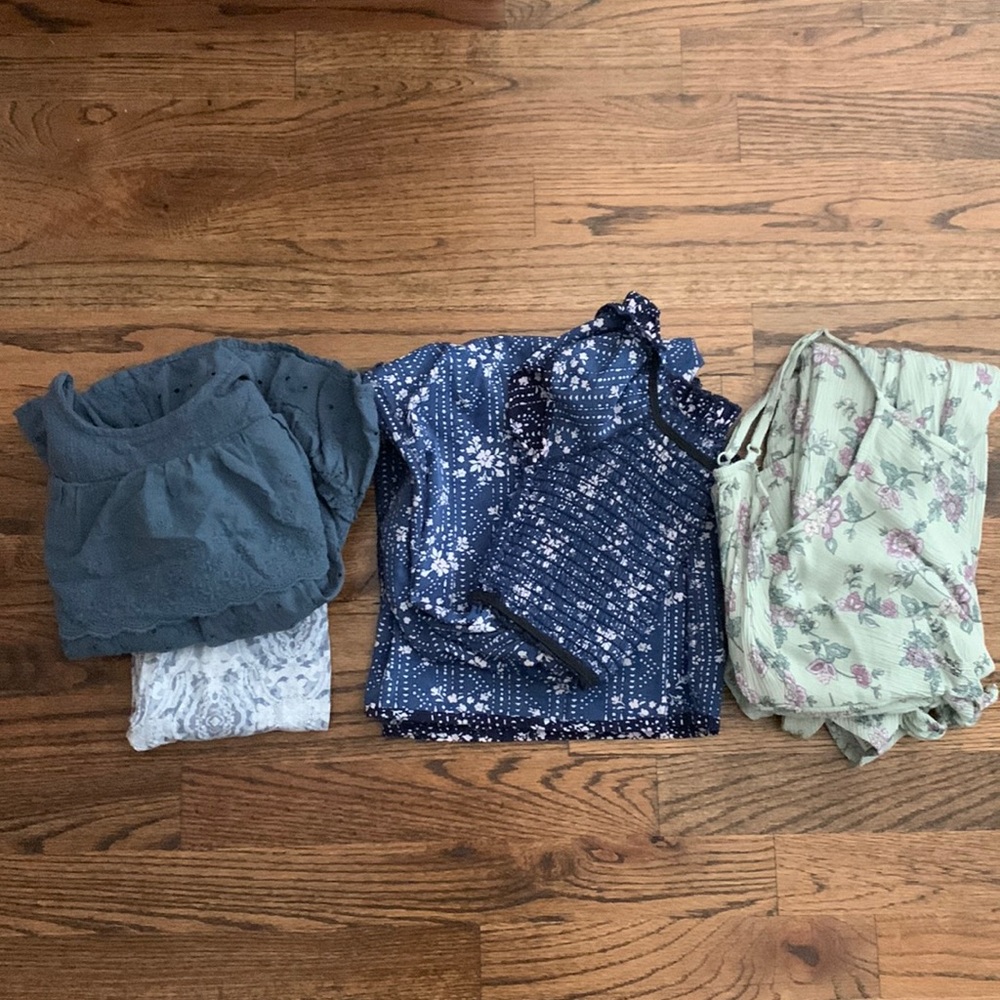 Girl rompers and a cute capri/top size 6&7